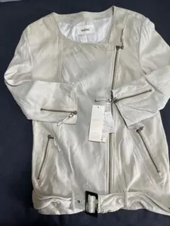 ジャンク スナイデル 羊革 レザージャケット 七分袖?