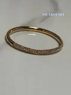 SWAROVSKI スワロフスキー ローズゴールド バングル