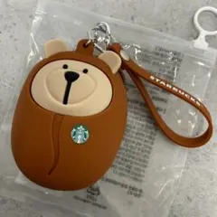 韓国 Starbucks スタバ ベアリスタ キーリング ポーチ