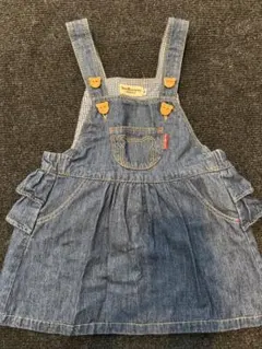 HOT BISCUITS　デニム サロペット風ワンピース