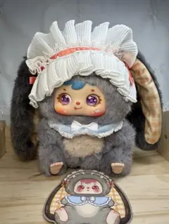 サミュエル SAN XIAO MAO 垂れ耳 うさぎ グレー キラ目②