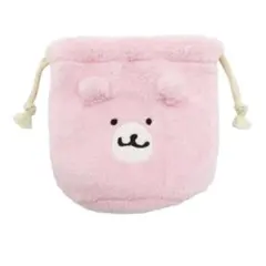 ちいかわ　フェイス巾着（くまさんポシェット）