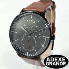 【新品電池】ADEXE GRANDE クォーツ マルチファンクション 時計 稼働のサムネイル