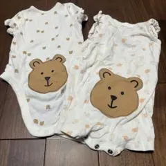 baby gap ロンパース　肌着　くまけつ