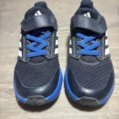 adidas キッズスニーカー ネイビー/ホワイト/ブルー