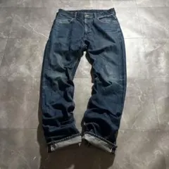 00s archive 赤耳 straight denim swag y2k - メルカリ