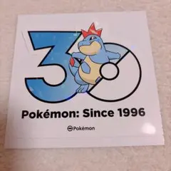 ポケモン 韓国限定 ポケモンストア30周年ロゴステッカー シール