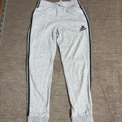 adidas グレー ジャージパンツ J/M