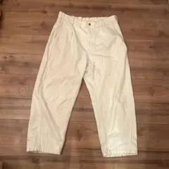 ホワイトバギーデニム