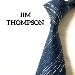 JIM THOMPSON ジムトンプソン　ネクタイ　ストライプ　ネイビー系のサムネイル