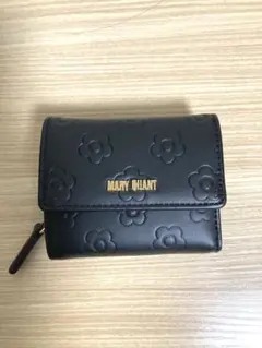 MARY QUANT ブラック 三つ折り財布