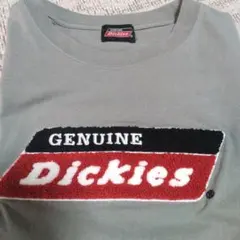 Dickies 半袖Tシャツ ロゴ刺繍 カーキ系のサムネイル