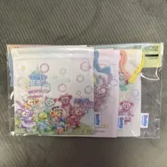 ダッフィー＆フレンズ 20周年カラフルハピネス 巾着セット