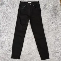 ZARA スキニーデニム　ブラック　34