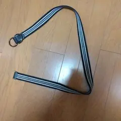 ストライプデザイン ベルト 黒と白