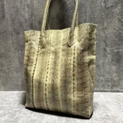 BAG Liore パイソン A4 トートバッグ 肩がけ h911 - メルカリ
