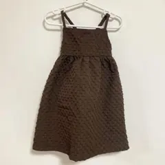 バースデイ ミラーベイ ストラップ付き ジャガードワンピース 95cm