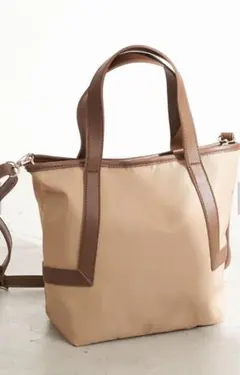 新品　earth music&ecology 切り替え2Wayトートバッグ