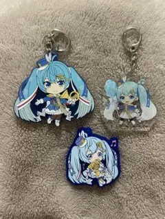 初音ミク キーホルダー 3個セット