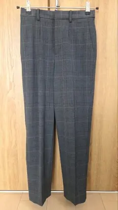 UNIQLO グレンチェック スラックス パンツ