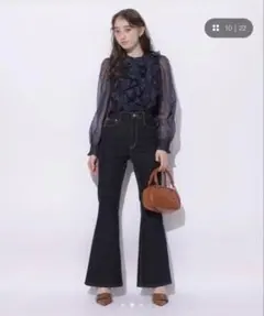 Rirandture チェリープリントフリルブラウスのサムネイル