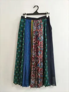 tricot COMME des GARCONS パッチワーク ロングスカート - メルカリ