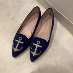 Pretty Ballerinas アンカー刺繍 フラットシューズのサムネイル