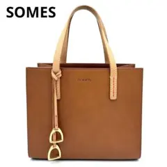 極美品 超希少⭐SOMES ソメスサドル ハンドバッグ 鍵付き 保存袋付 