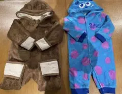 【美品】くまサリーアウターロンパース2点セット 80サイズ