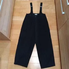 FOUND GOOD ブラック サロペット Mサイズ