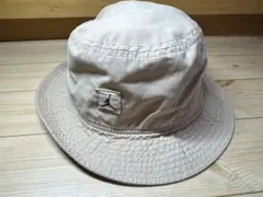 NIKE JORDAN バケットハット ベージュ ロゴ刺繍 L ジョーダン