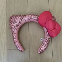 キティちゃん風スパンコールカチューシャ