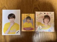 井上瑞稀 缶バッジ プロフィールカード 公式写真