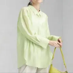 ⑤ green label relaxing シアーローンオーバーシャツ