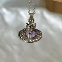 美品】 Vivienne Westwood ネックレス ライト紫Mサイズ - メルカリ