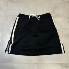 ジュニアスイート キュロットパンツ ブラック サイドライン スポーティ