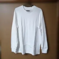 UNIQLO ソフトタッチクルーネックホワイト 長袖Tシャツ Lサイズ