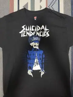 ビンテージハードコアパンクバンドSUICIDALTENDENCIESゲームシャツ □ Suicidal Tendencies - JERFLS ベースボールシャツ