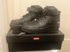 一度着☆SupremeAirForce1ナイキNIKEシュプリームスニーカー