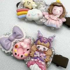 ホイップデコ ヘアピン ヘアクリップ(パステル51)