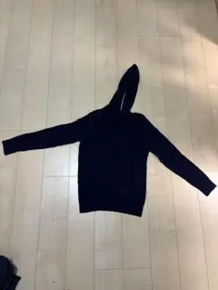 ネイビー フード付き パーカー Mサイズ