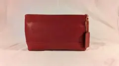 OLD COACH コスメティックポーチ 7172 USA製／本革