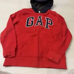 GAP ギャップ 裏ボア ジップパーカー 赤 Y2K 平成レトロ ストリート