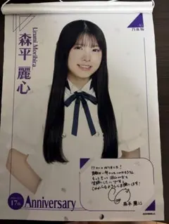 乃木坂46 森平麗心 生誕グッズ17th Anniversary タペストリー