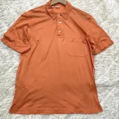 ら*ら様 【美品】ブリオーニ 最高級コットンニットポロシャツ ブラウン