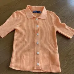 Polo by Ralph Lauren 半袖ニット XS オレンジのサムネイル