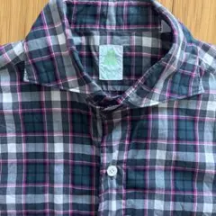 Finamore Napoli チェック柄 長袖シャツSのサムネイル