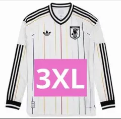 新品タグ付】サッカー日本代表 2026 アウェイ 長袖 XL