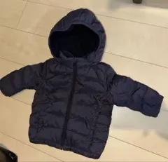 ユニクロ アウター ジャケット 90 子供 ネイビー 紺色