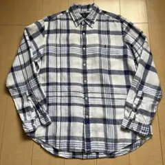 Ralph Lauren B.D LINEN CHECK SHIRT